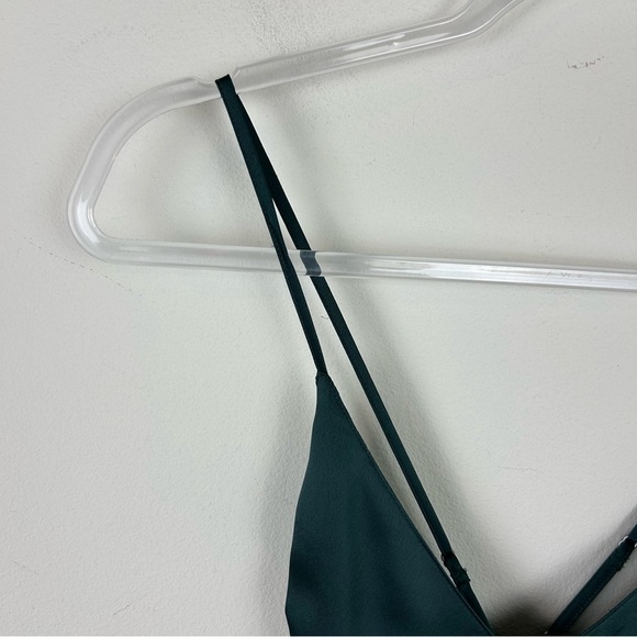 Abercrombie & Fitch Satin green jumper size: S - Picture 4 of 12